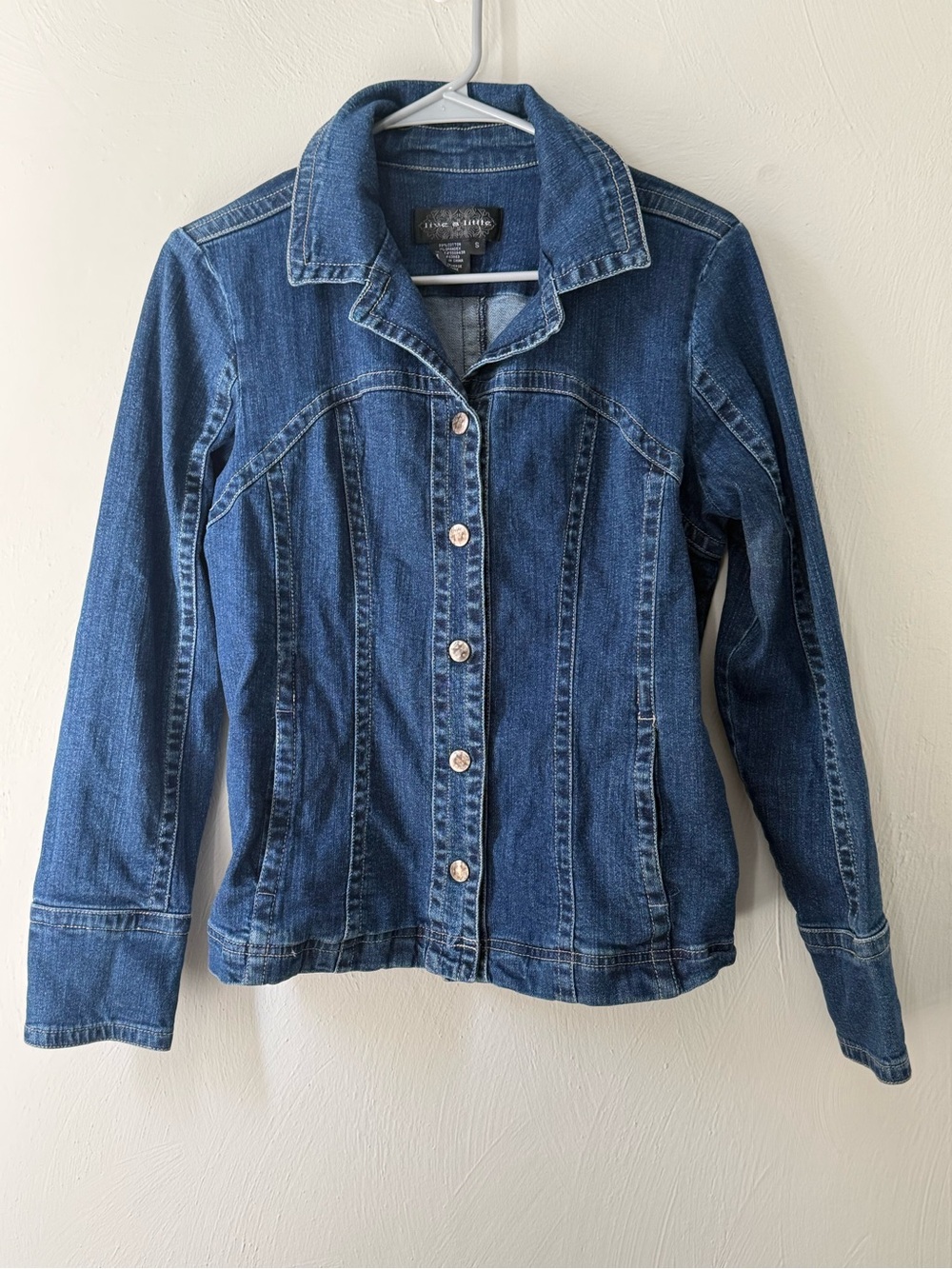 Live a little Blue Denim Jacket
